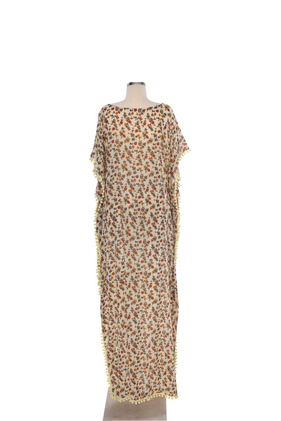 black kaftan beach cover up