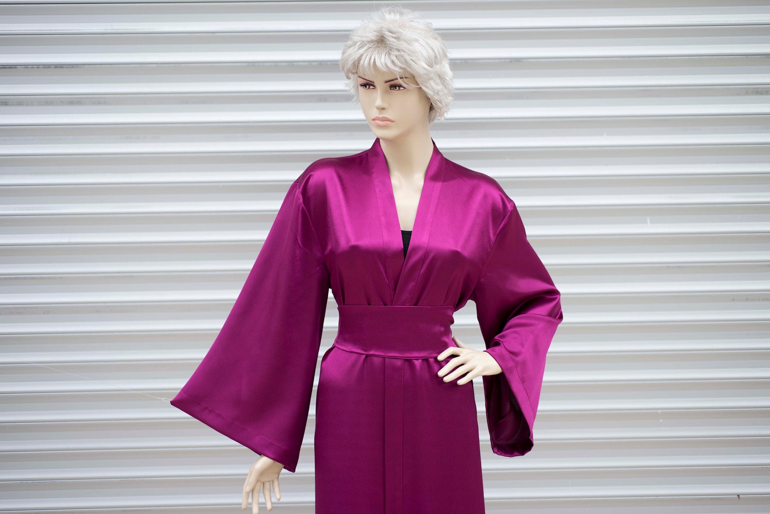 Long Morning Robe long Bridal Robe Kimono Kaftanmorning Etsy