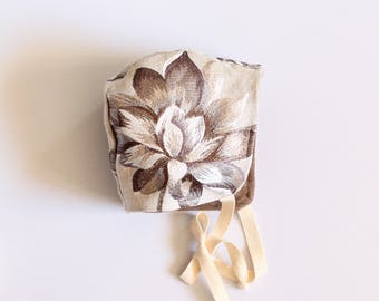 Baby girl bonnet 6-9 Months old *one of a kind