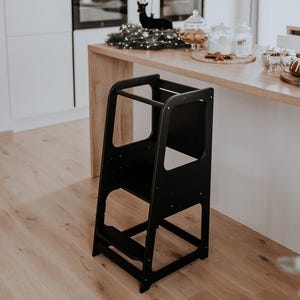 Kitchen tower, Montessori Step stool, Kitchen stool, Toddler step stool, kids step stool, Montessori furniture Kitchen chair learning stool