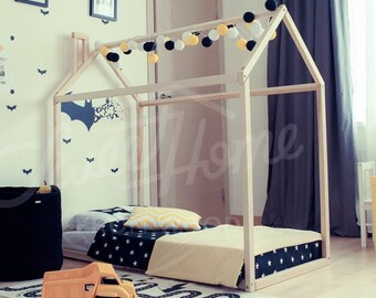 House bed toddler bed kitchen tower and original_original floral toddler cot