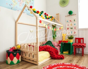 House Bed Toddler Bed Kitchen Tower Climbing Par Sweethomefromwood