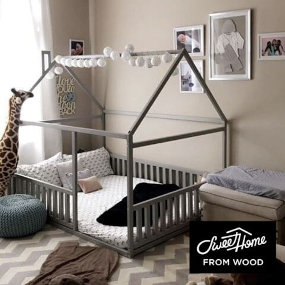 Kid House Bed Toddler Loft Bed Toddler House Bed Teepee Kids pic image