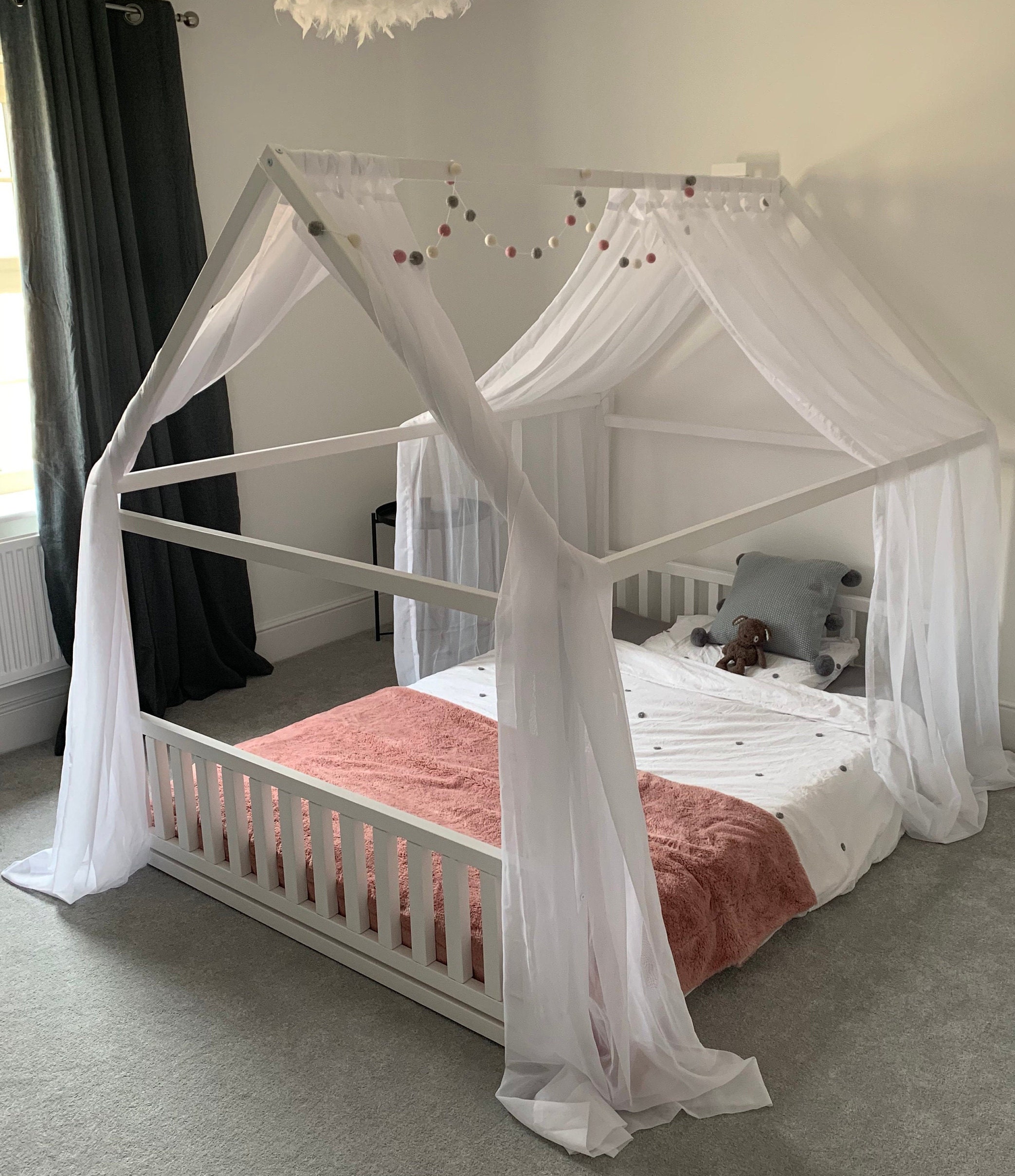 queen bed frames for kids