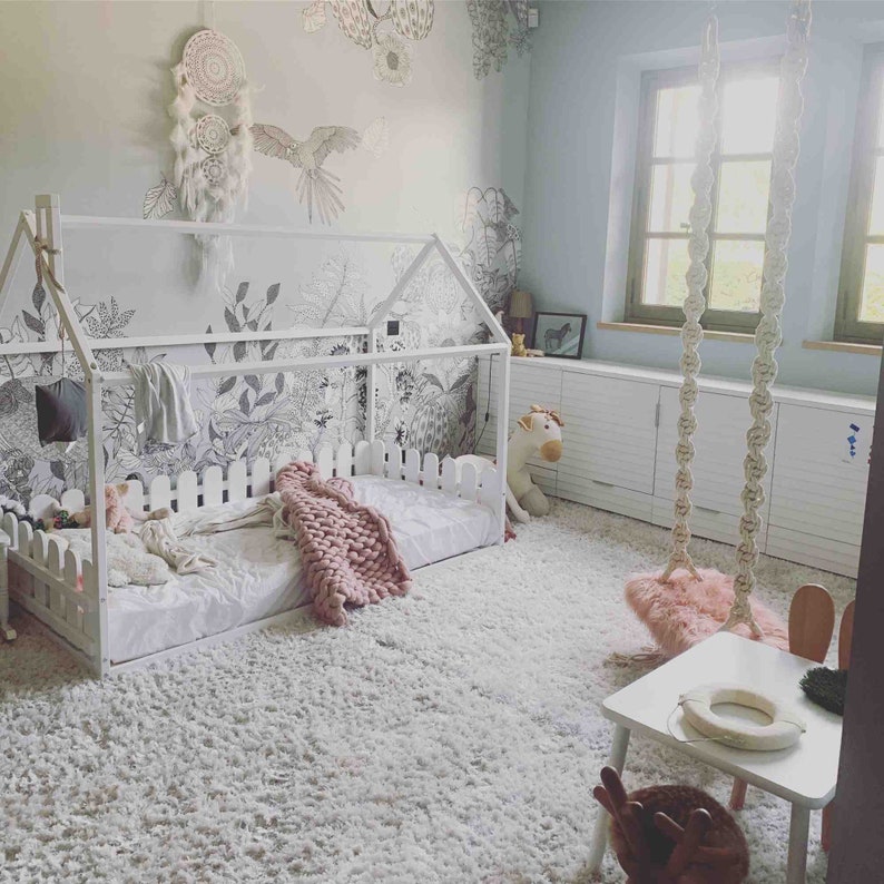 toddler bed house, Montessori toddler, floor house bed, toddler house bed, loft bed, toddler bed frame, kid bed frame, twin bed frame kid, wooden house bed, bed frame, toddler floor bed, wood frame house bed, twin xl loft bed, toddler bed house