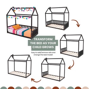 Montessori furniture, wood furniture, Montessori bed full, bedroom, twin bed frame, wooden house, pine, wooden bed frame, wood bed, house, wood house, twin bed, twin bed, toddler bed plans, floor bed, wood bed frame, childrens wooden furniture