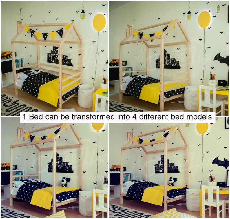 Kid Nursery Frame Bed for Children Nursery Bed Montessori Etsy