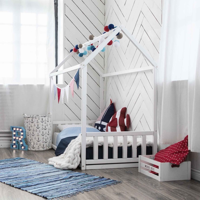 Baldachin kinderzimmer, baldachin hausbett, house bed canopy, house bed, canopy bed, toddler bed, bed house, wooden house bed canopy, loft bed, platform bed, house bed canopy, Montessori bed canopy, playhouse loft bed, wooden playhouse, the floor bed