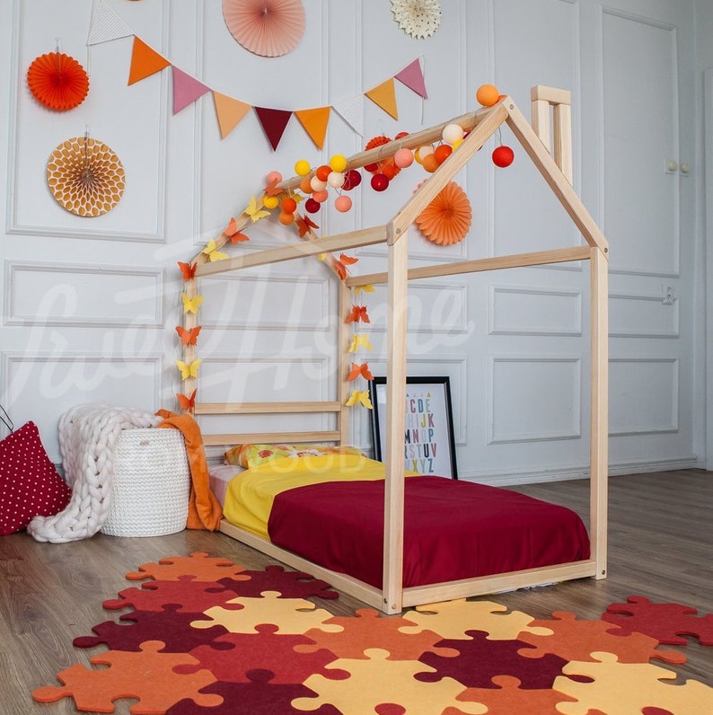 Montessori Bed Toddler Kids Tee House Baby Image 0