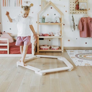 Montessori balance beam for toddler First Christmas gift for baby First birthday gift, Montessori toys, Best Montessori gift for Toddler