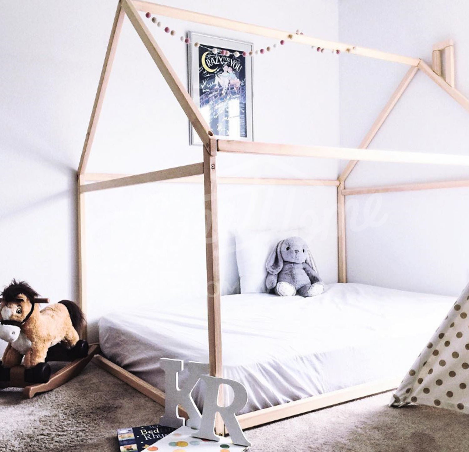 queen bed frames for kids