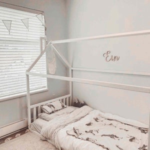 House bed, child bed, kid bed frame, teepee bed, hausbett, twin Montessori bed, bed frame twin, tent frame, tent bed, hochbett hau, house bed kid, toddler house bed, twin xl bed frame, toddler bedroom, twin bed teepee, twin size, wood house bed