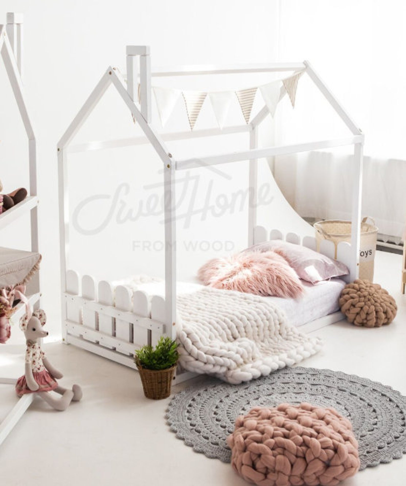 Children Bed Kids Bed FULL Size QUEEN Size Toddler Bed Etsy