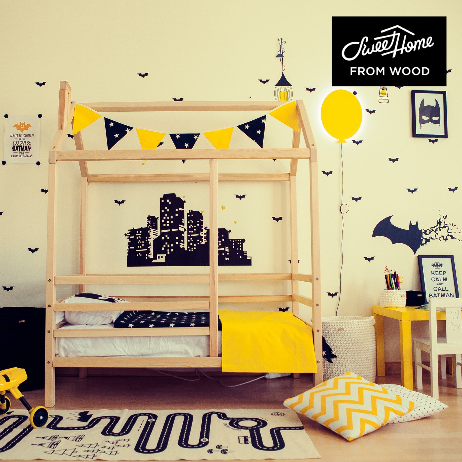 Montessori House Bed on Legs Montessori Bed With Rails Etsy