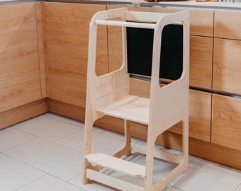 Banquinho infantil, Torre de observação infantil, Banquinho de cozinha, Banquinho auxiliar de cozinha para crianças, Torre Montessori infantil