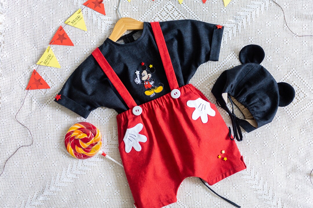 Disfraz De Vestito Topolino Anno Vestito Per Il Primo Compleanno