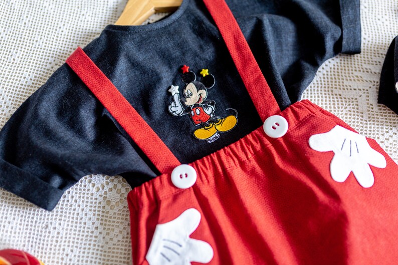 Mickey Mouse 1st Birthday Outfit for Baby Boy Mickey Etsy