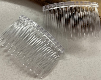 Peineta de plástico para velo, ideal para novias. Ideal para hacer velos o moños.