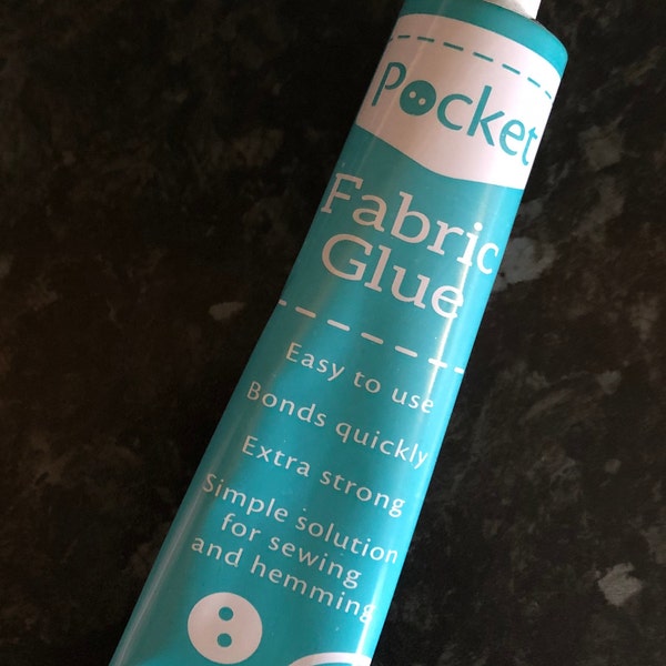 Fabric Glue. Craft Glue. Mixed Media glue. for using as multi-purpose glue. applique glue, scrapbooking glue or sewing adhesive. 50ml tube.