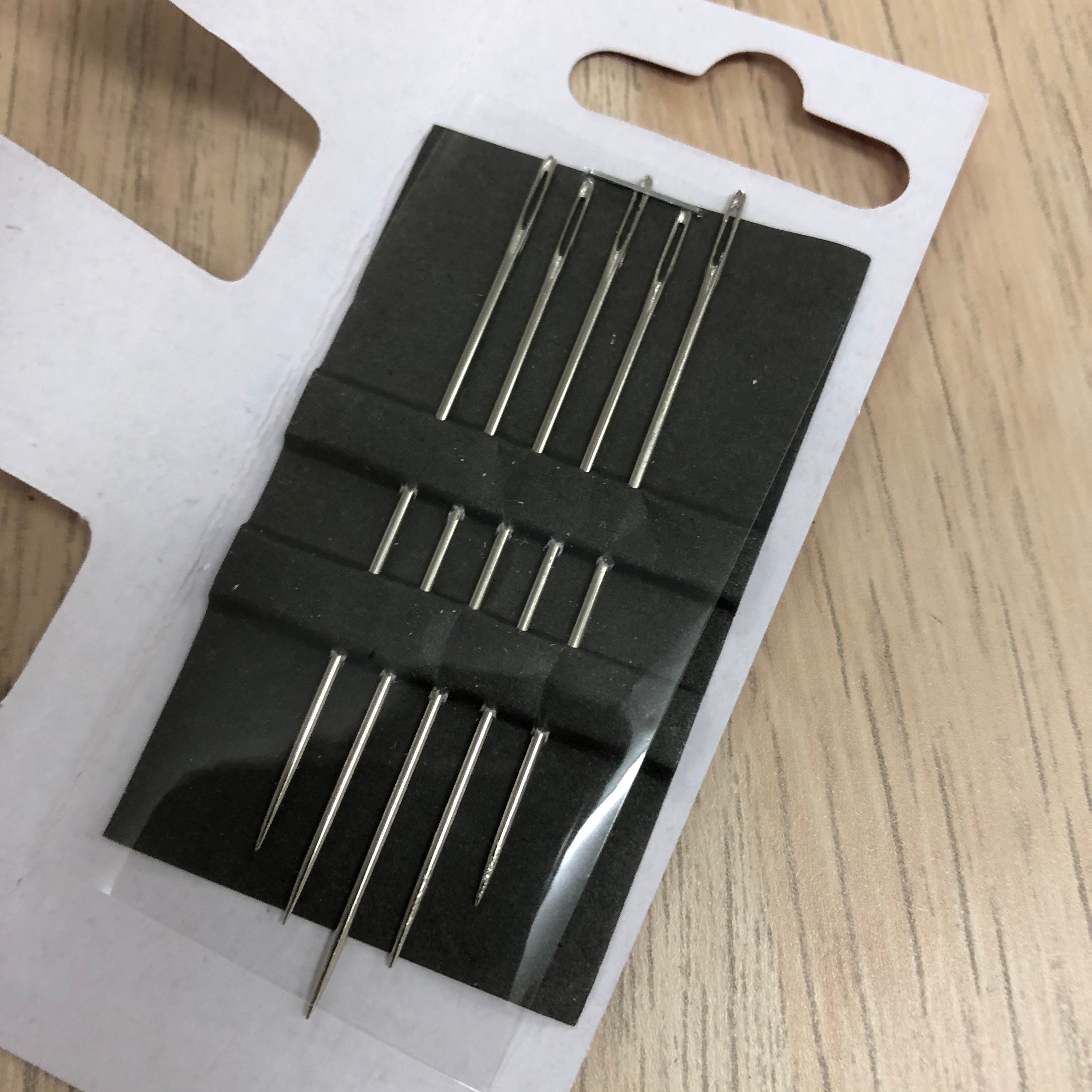 Darning Needles Yarn Darners. Metal Easy Threading Needle Etsy UK