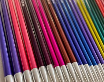 Knit Pro Zing. Knitting Needles. Single Pointed. Aluminium Needles. Coloured needles. 2mm-12mm