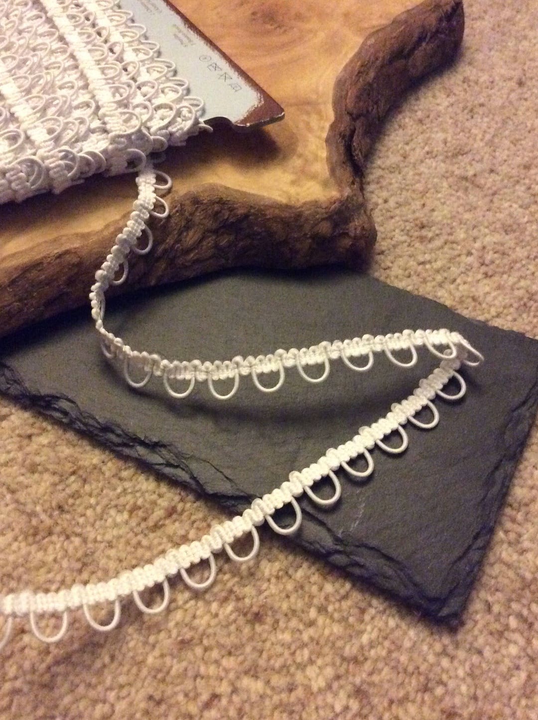 Rouleau Button Looping, Bridal Button Loops, for Bridal Buttons