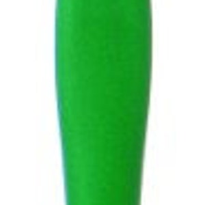 May include: Green crochet hook with a silver metal hook. The hook is 5.5 mm.