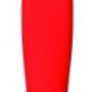 May include: A red crochet hook with a silver metal hook. The hook is approximately 15 cm long.