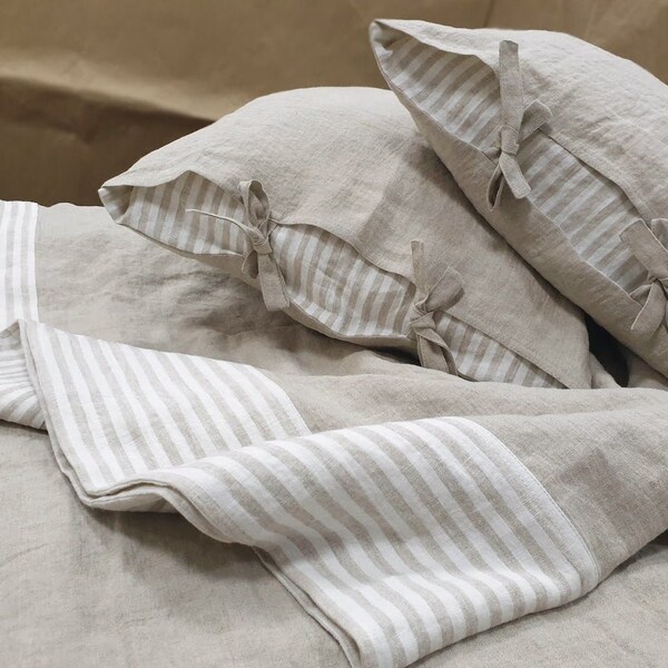 Linen Bedding Etsy