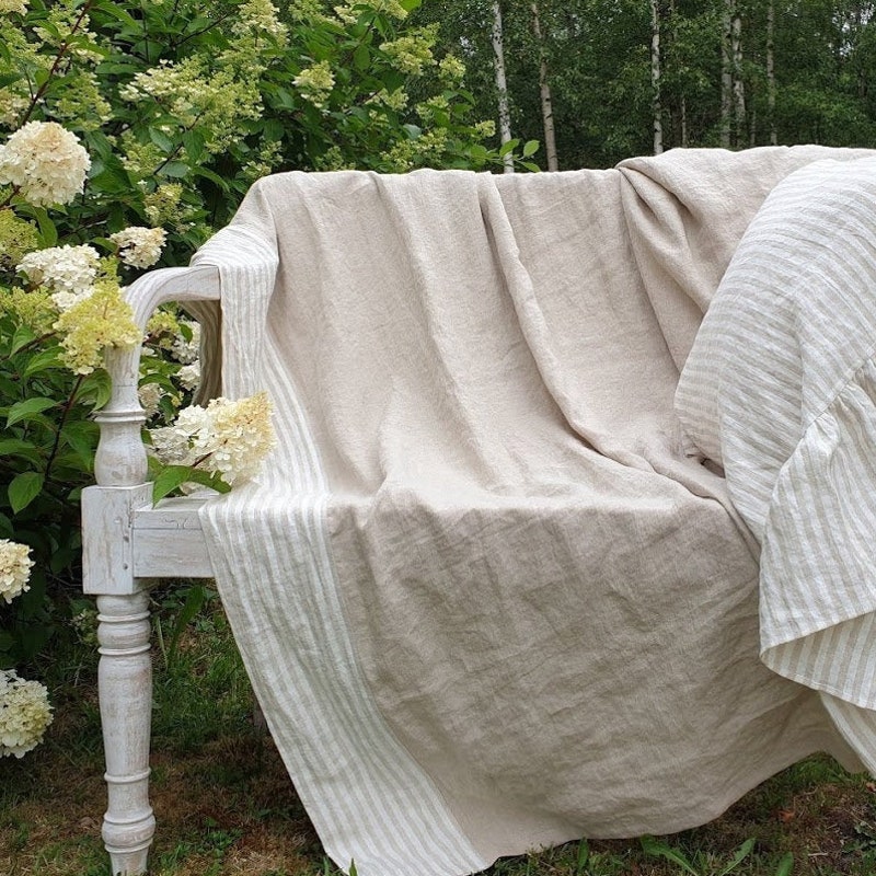 Striped Linen Sheets - Etsy