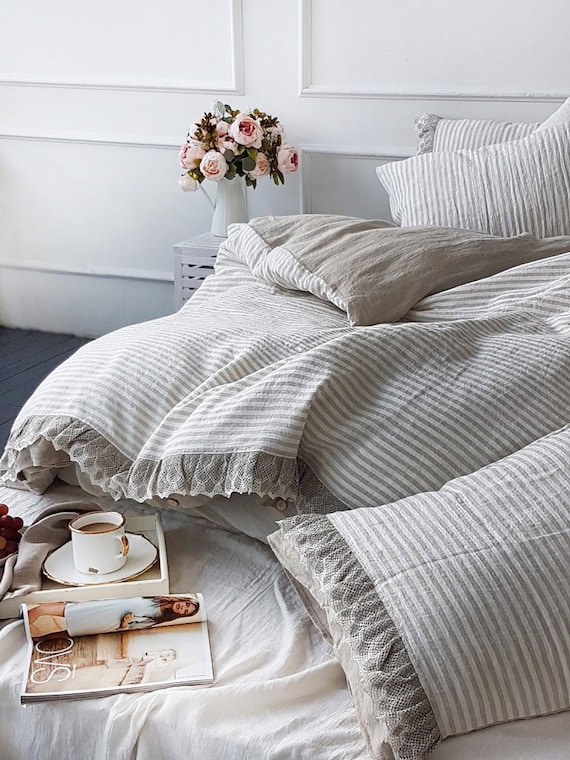 Heavy linen duvet cover hotsell