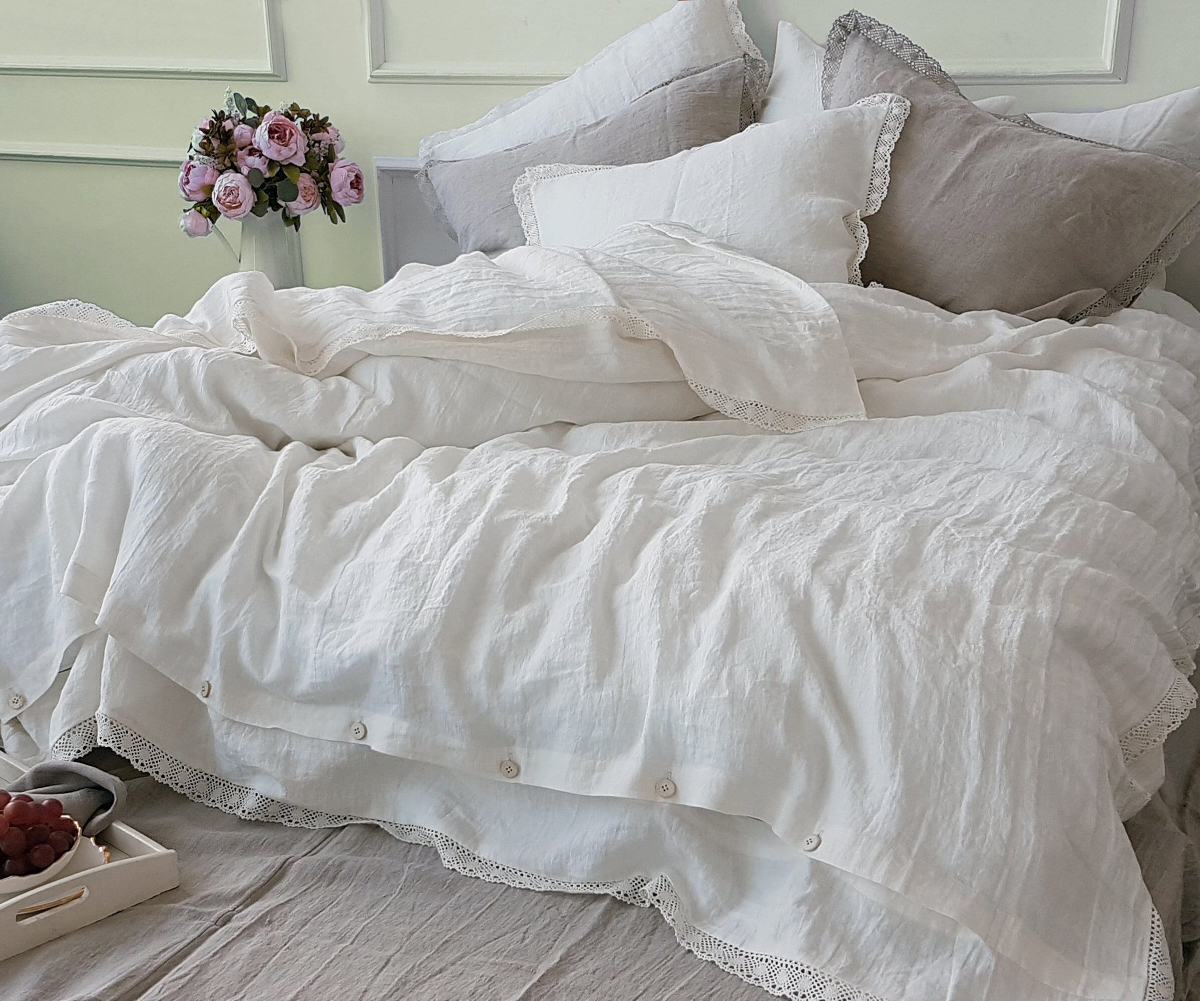 Buy Bedding With Lace Online In India -  India
