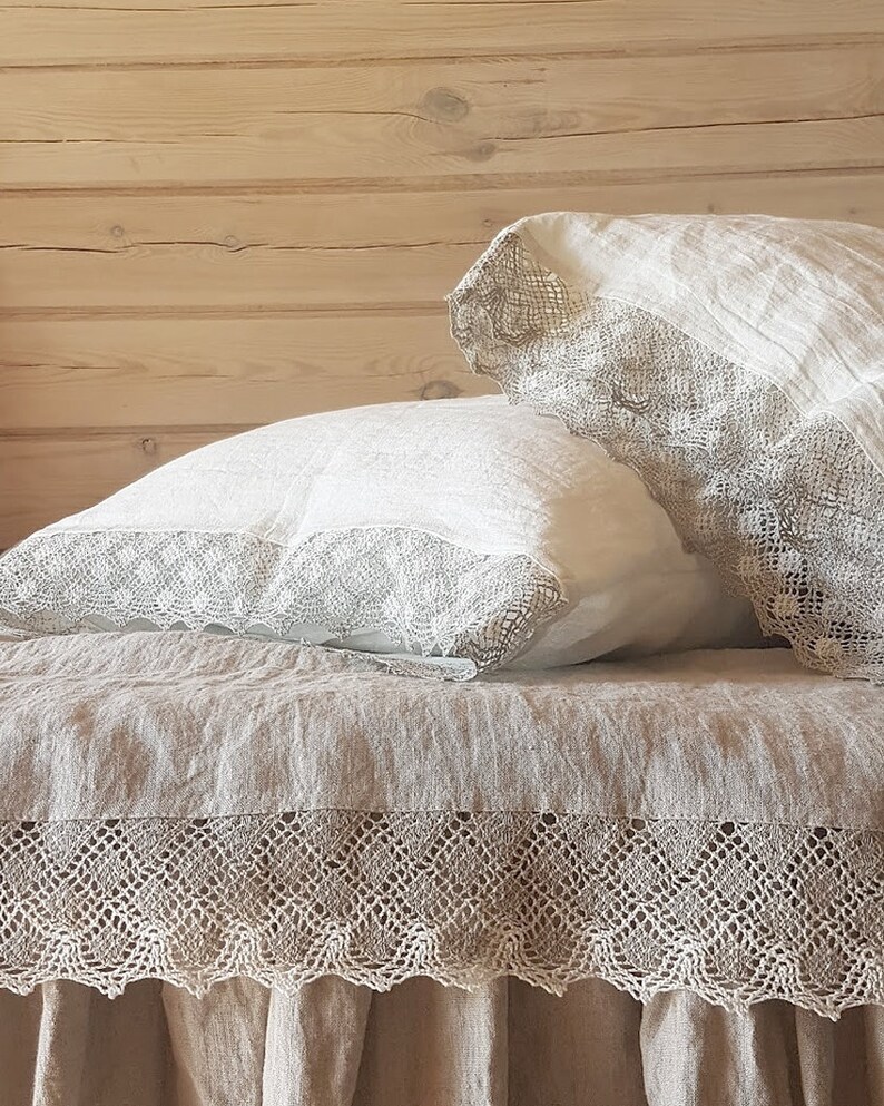 Allora Lace Pillowcase - White - Standard