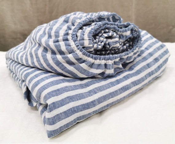 Georgia Yarn Dyed Clip Plaid Comforter and Sham Set Ivory/Dusty Blue / Full/Queen