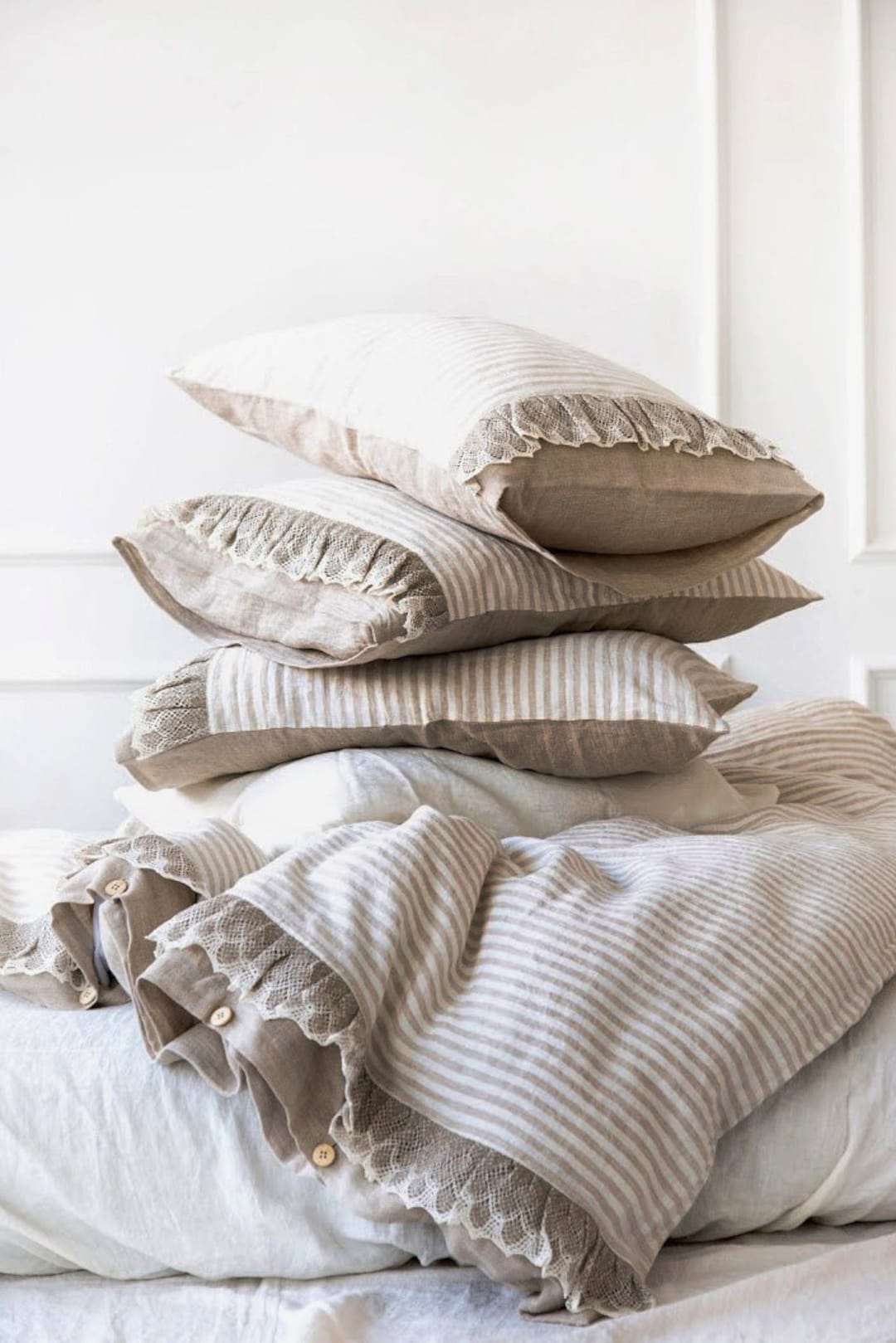 Ruffle bedding discount