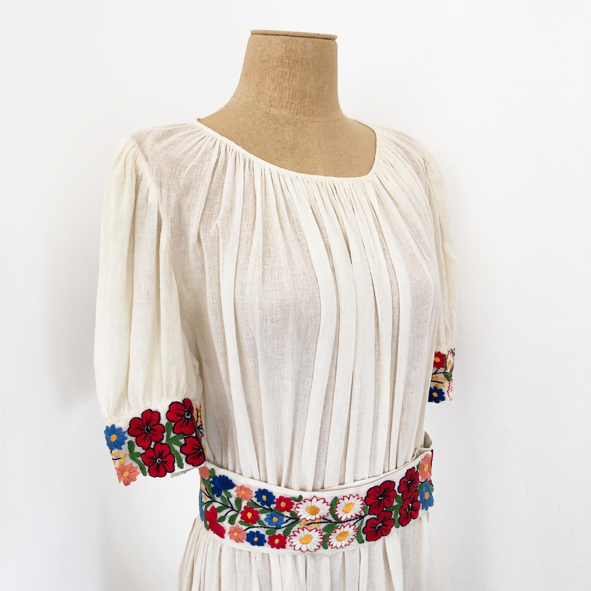1920s Hungarian Embroidered Dress - Etsy 1920s Hungarian Embroidered Dress - Etsy