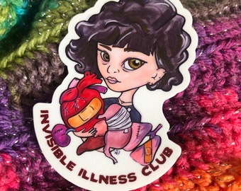 Invisible Illness Club decal