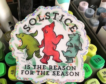 Solstice is the reason for the season decal