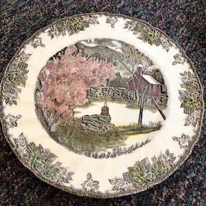 The Well -Friendly Village replacement plate Johnson Bros UK