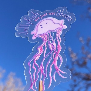 Le meduse sono solo fantasmi bagnati decalcomania chiara