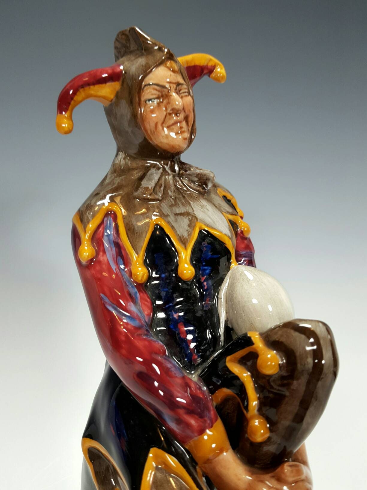 Royal Doulton The Jester HN 2016 Porcelain Clown Figurine 9 Etsy