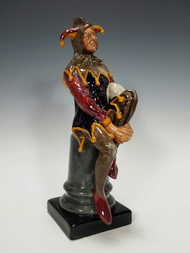 Royal Doulton the Jester HN 2016 Porcelain Clown Figurine 9 Etsy