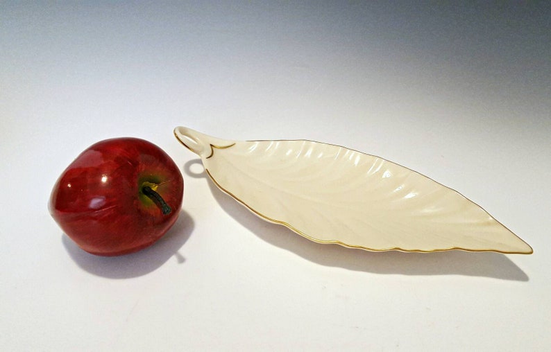 Vintage Lenox Gold Leaf Candy Dish 10 L Made in USA Etsy