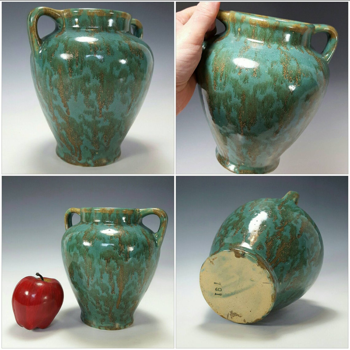 Early Zanesville Stoneware Pottery Neptune Glaze Etsy