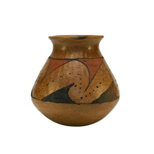 Mata Ortiz Indian Round-bottom Pottery Jar