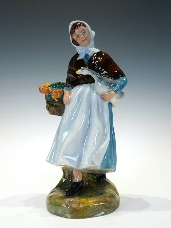 Royal Doulton Figurine Country Lass HN 1991 Young Etsy