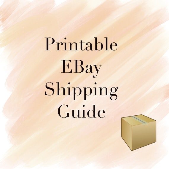 Printable Shipping Guide