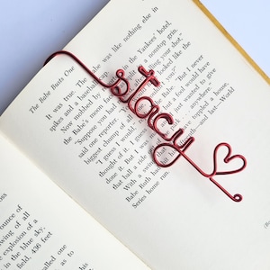 Handmade Personalized Bookmark, Back to School gift, Teacher Gift, Planner Bookmark, Book Lover Gift, Secret Santa Gift, Easter Basket Gift