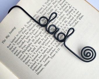 Custom Wire Bookmark: Personalized Book Lover Gift