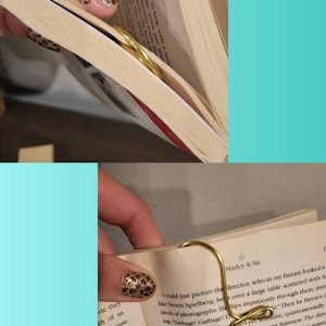Custom Wire Bookmark: Personalized Book Lover Gift, Stocking Stuffer ...